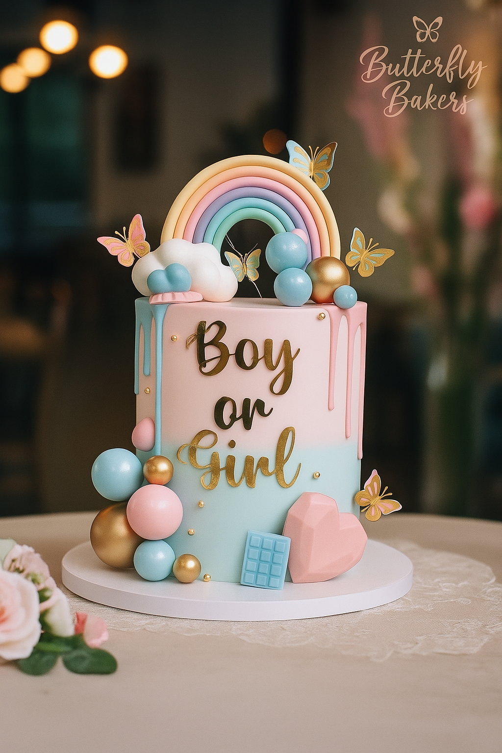 Boy or girl cake 