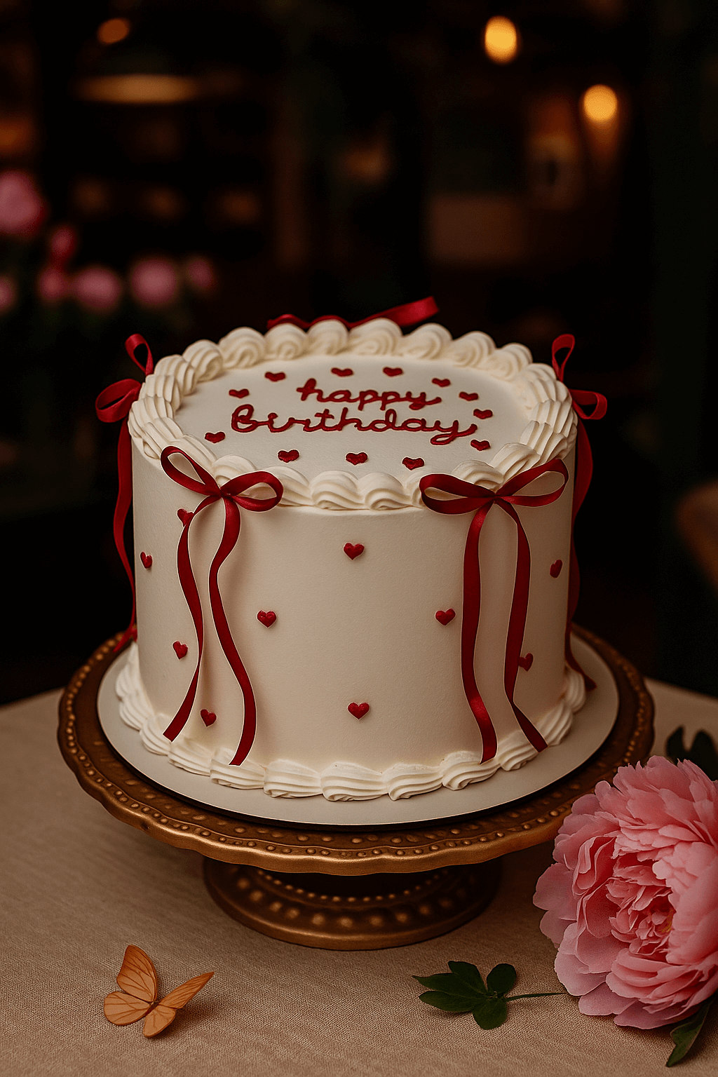 Silken ribbon cake 
