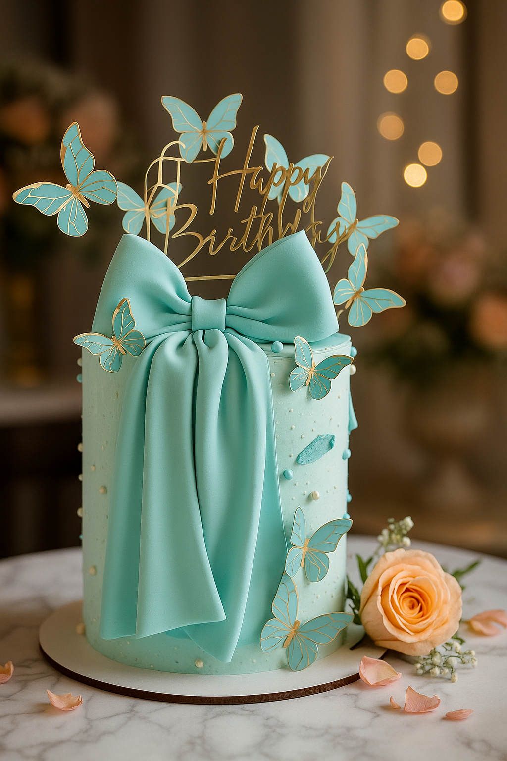 Mint bow affair 