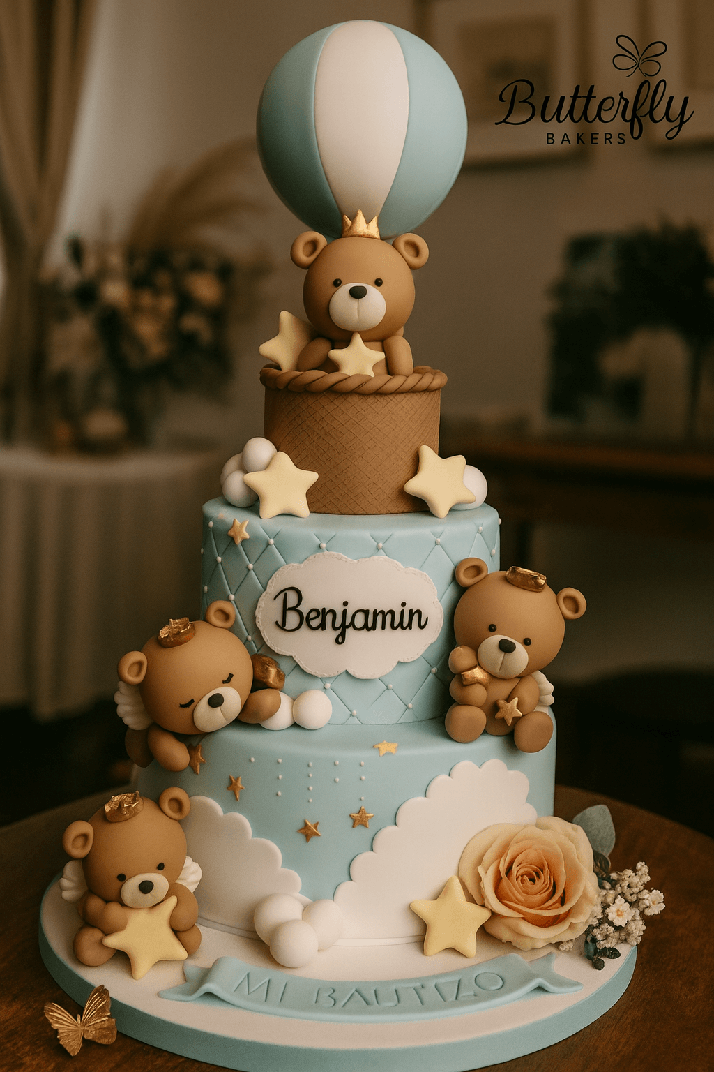 My first teddy cake