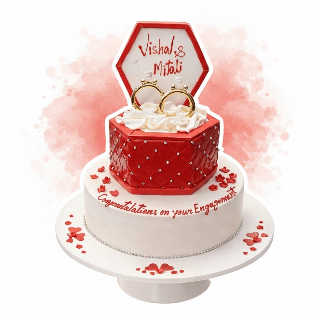 Engagement cakes