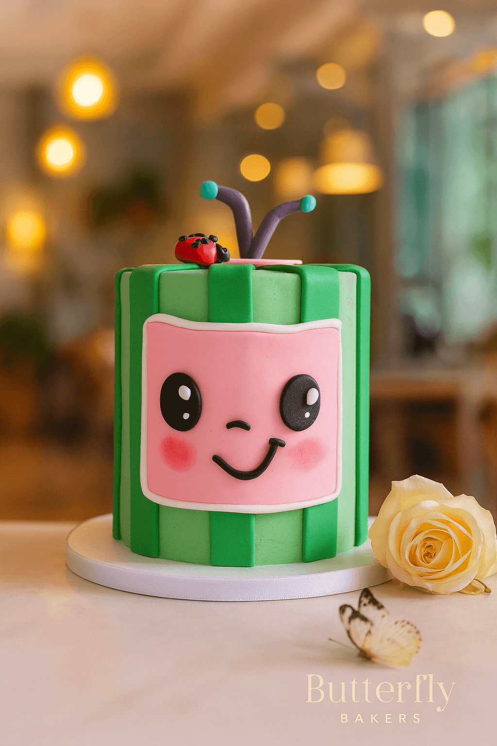 Cocomelon cartoon cake