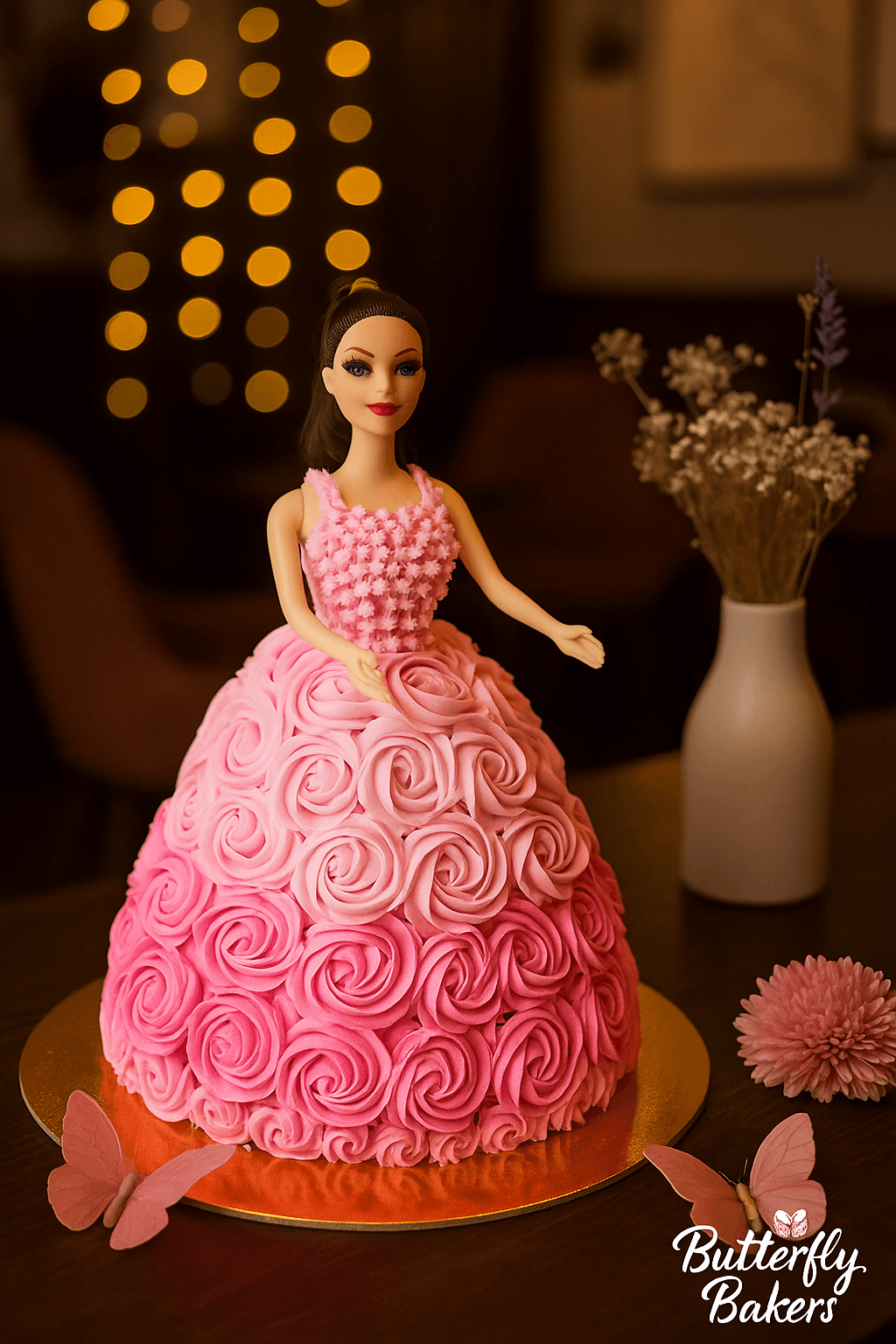 barbie rosset cake