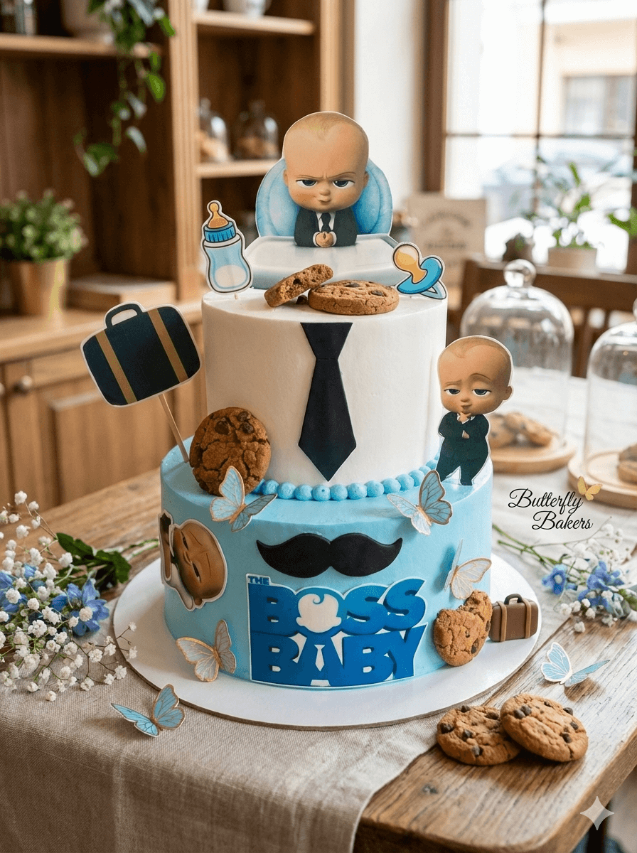 Boss baby cake