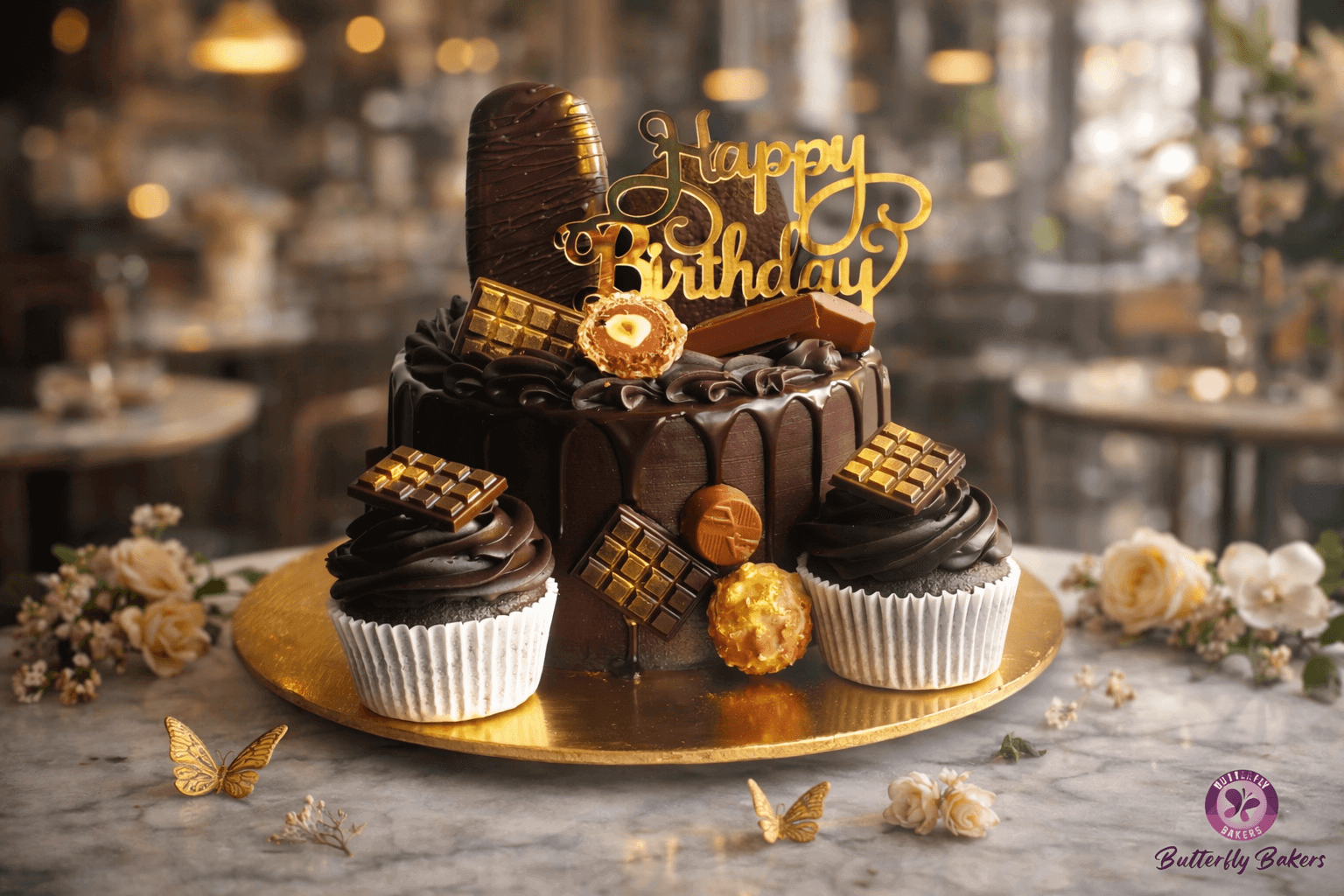 Chocolate brown cake