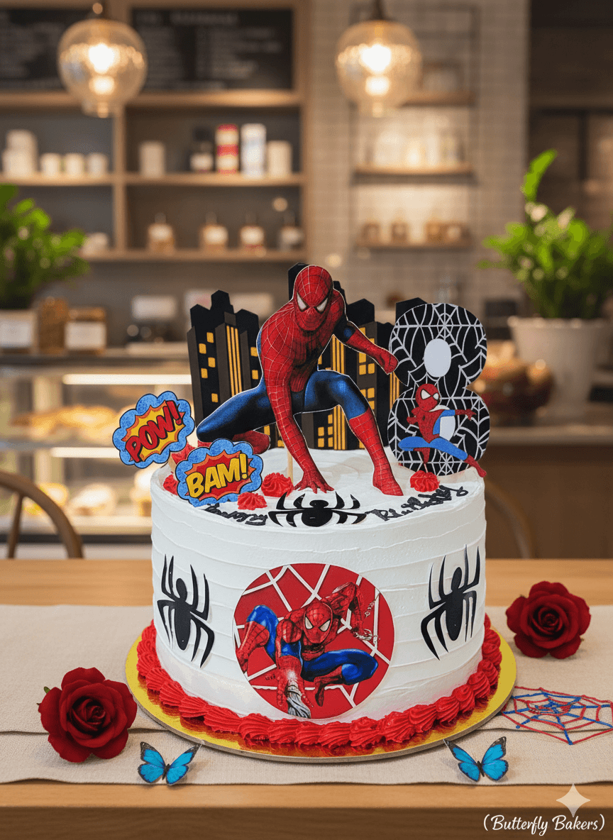 Spiderman cake