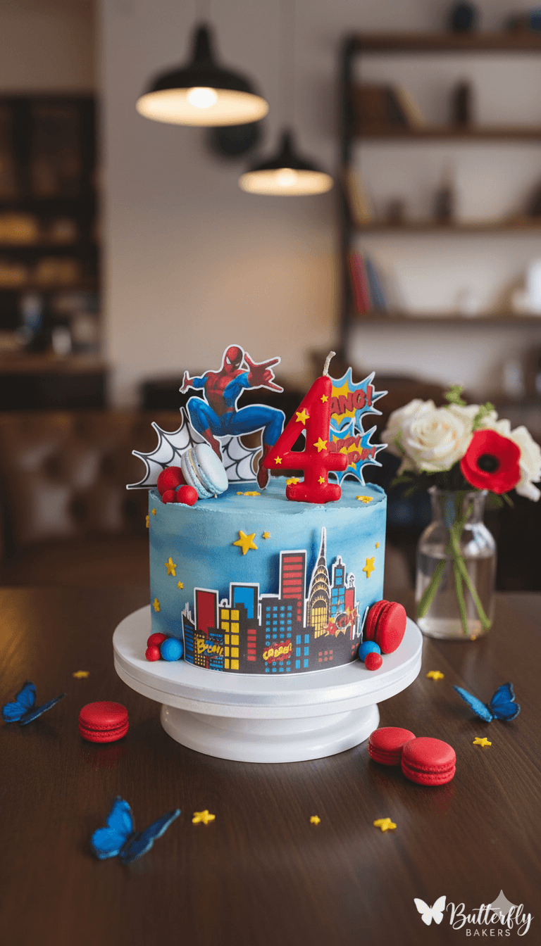 Spiderman cake for kid