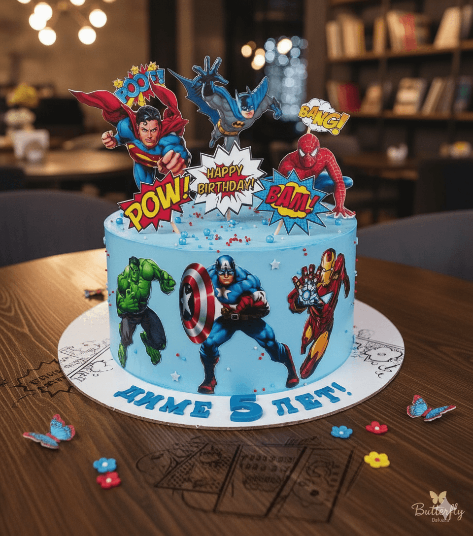 Avengers cake