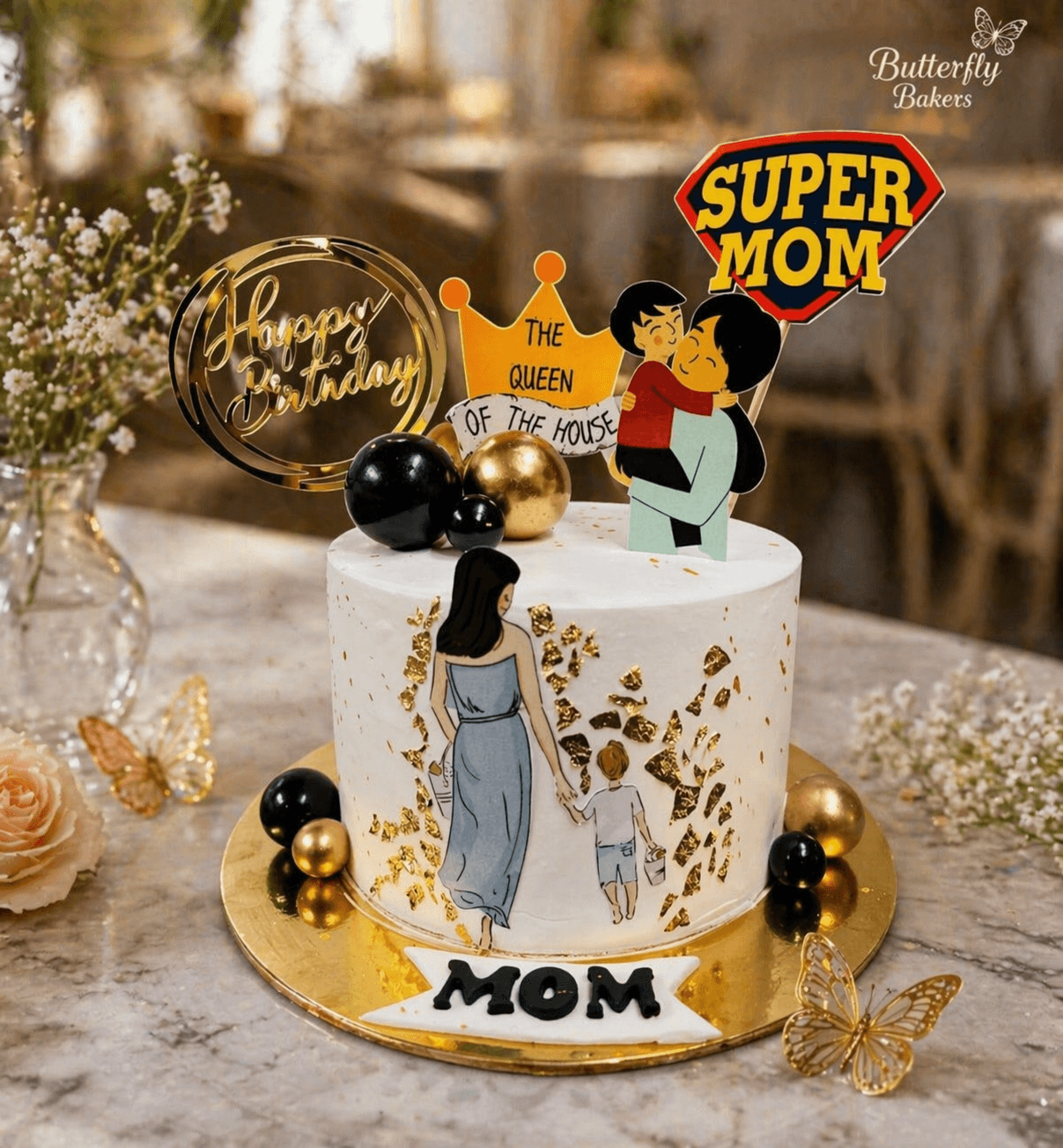 Super women cake for mom