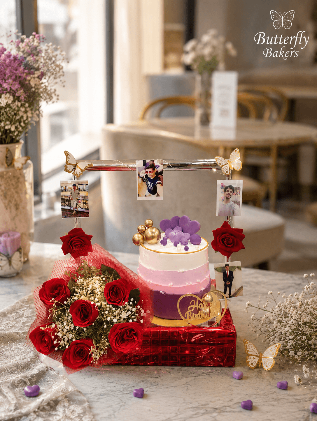Cake hamper tray