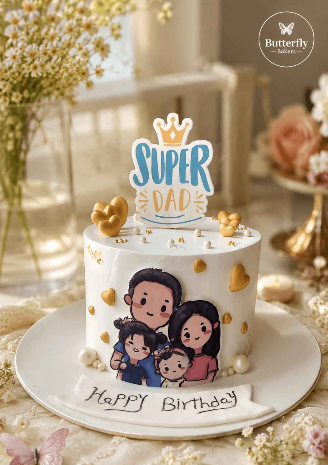 Superdad cake